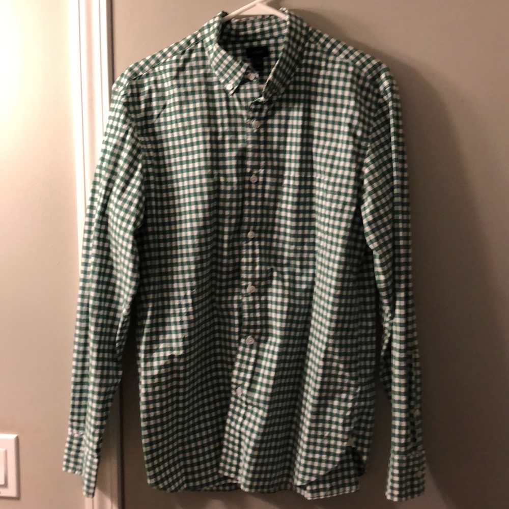 Jcrew button down Gingham